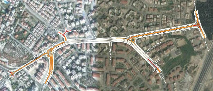 2 Interchanges with Underpassess in Kusadası-Aydın/Türkiye